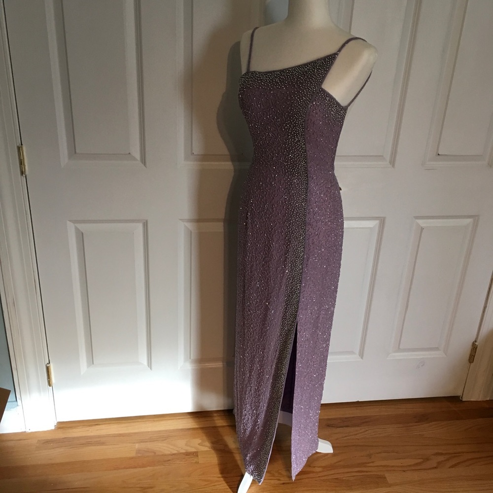 Cache Lavender One-Shoulder Wedding Dress - Picture 3 of 6